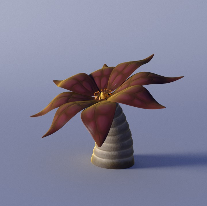Stylized Alien Plant preview image 1